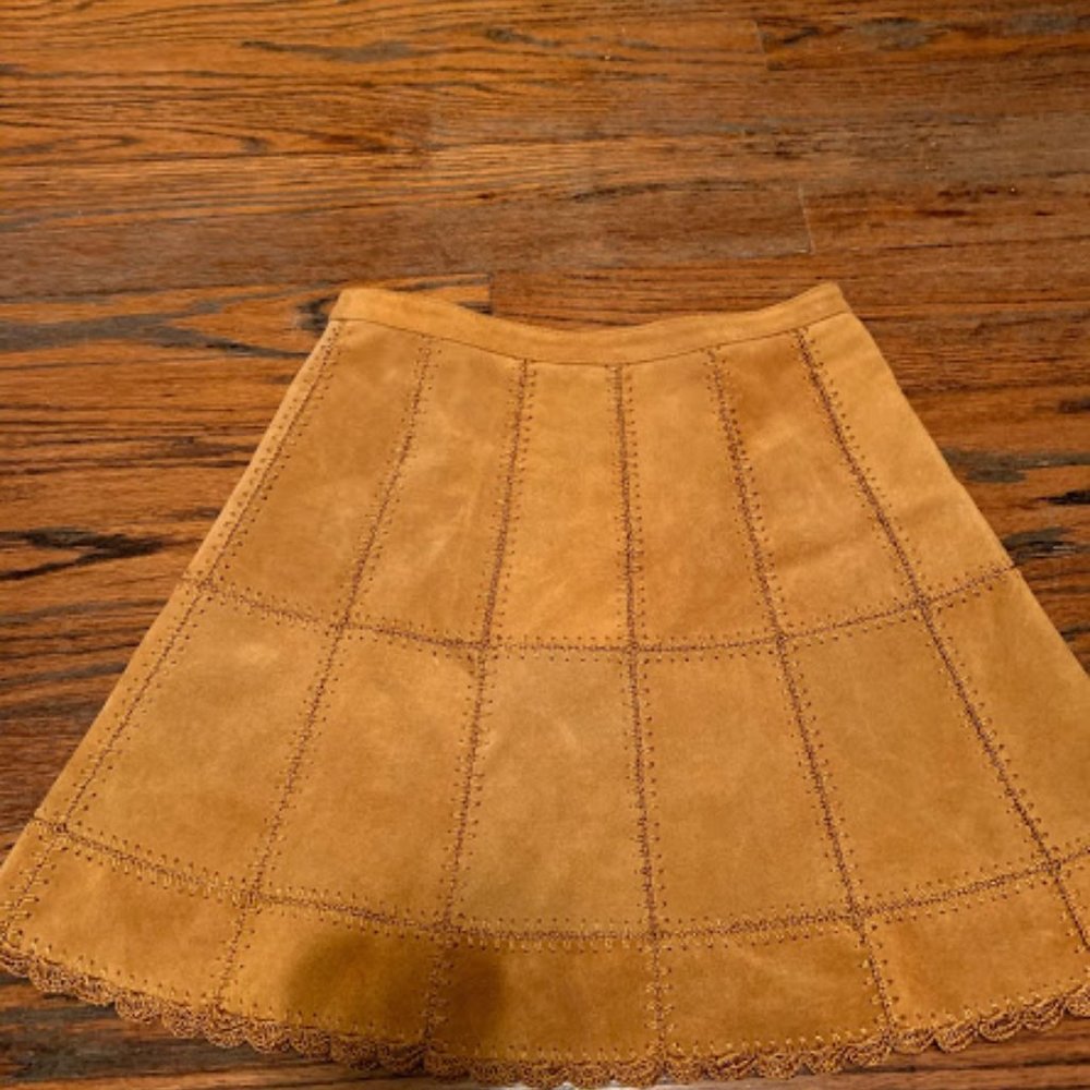 Free People Khaki skirt